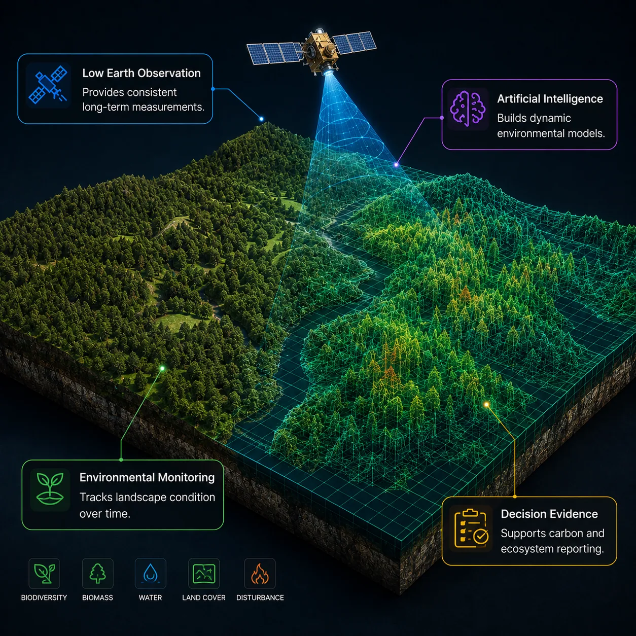 Environment and Sustainability – Sarlight applied AI illustration