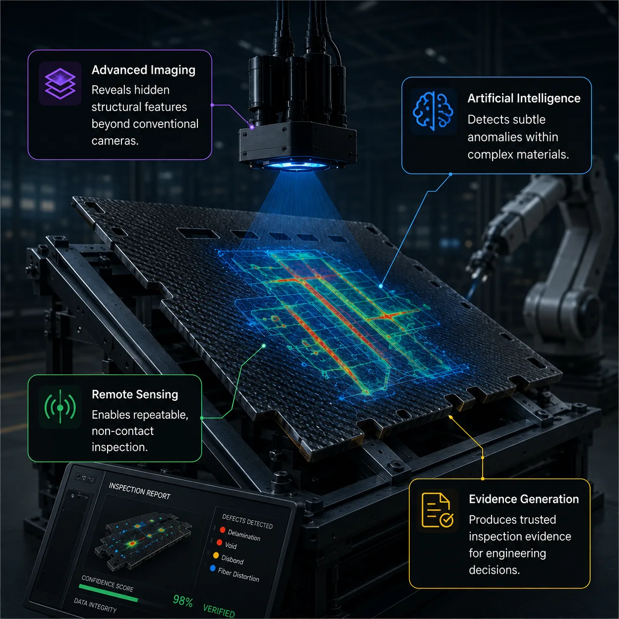 Inspection and Integrity – Sarlight applied AI illustration